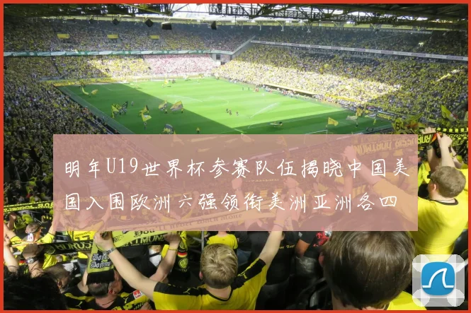 明年U19世界杯参赛队伍揭晓中国美国入围欧洲六强领衔美洲亚洲各四队争辉